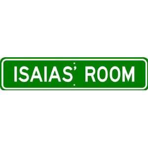  ISAIAS ROOM SIGN   Personalized Gift Boy or Girl, Aluminum 