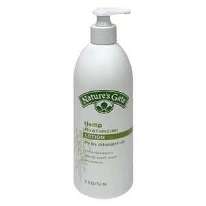 Natures Gate Moisturizing Lotion, Hemp, for Dry/Dehydrated Skin, (18 