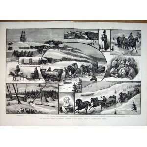   Jeannette Search Expedition Sketches Siberia Russian