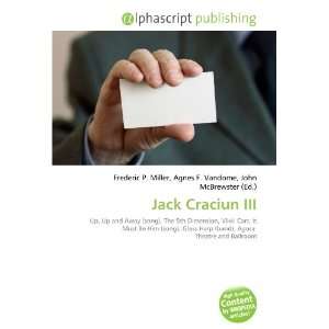  Jack Craciun III (9786134073929) Books