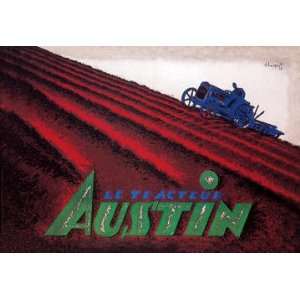  Le Tracteur Austin 20x30 poster