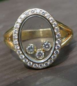 Chopard Happy Diamonds Oval 18 kt Ring  