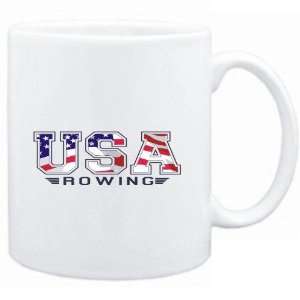  Mug White  USA Rowing / FLAG CLIP   ARMY  Sports: Sports 