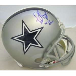  Jay Novacek 3X SB CHAMP SIGNED F/S Cowboys Helmet 