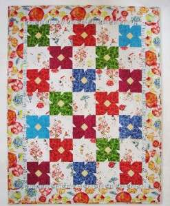   Patterns DRESDEN DAISIES Table Runner & APRIL SHOWERS Bed Quilt, Easy