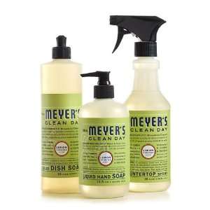  Mrs. Meyers Clean Day Lemon Verbena Kitchen Basics Set 