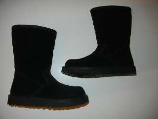 NEW Uggs Lil Sunshine Black Girls Boots 12 JL  