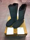 UGG Australia Bailey Button Triplet Chocolate Boot womens size 6 10 