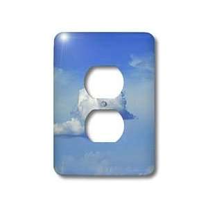  Florene Clouds   Two Faced   Light Switch Covers   2 plug 