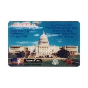 Collectible Phone Card $5. Taste America 1994 (United States Capitol 