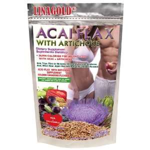  Acai Flax Weight Loss Powder Blend (15oz) Health 