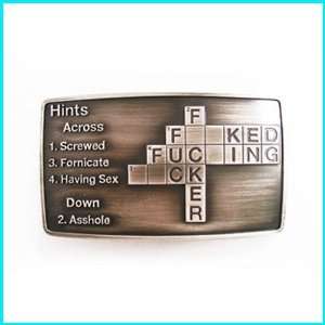   New Fashion COOL Western Scrabble Belt Buckle T 079: Everything Else