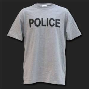  Police Officer Grey & Black T shirt Shirt Size XL 