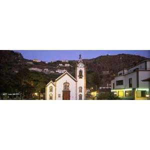  Facade of a Church at Dusk, Ribeira Brava, Madeira 