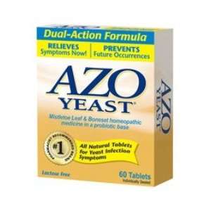  Azo Yeast Natural 60 Tab