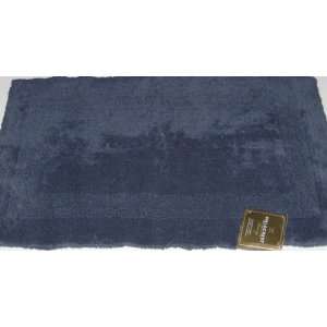   Plush Pile Accent Throw Rug Ink Blue Bath Mat 21x34: Everything Else