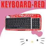Hello Kitty USB Keyboard (RED), Hello Kitty kit   MOUSE AND 2011 PINK 