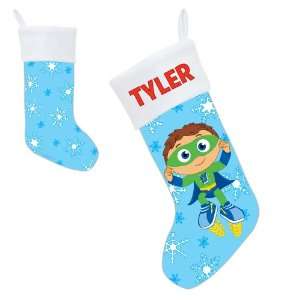  Super Why! Super Snowflake Christmas Stocking: Home 