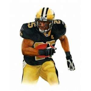 Reggie Bush New Orleans Saints Print by Ben Teeter  Sports 