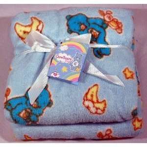  IDM Group Care Bears Fleece Baby Blanket   Baby Blue: Baby