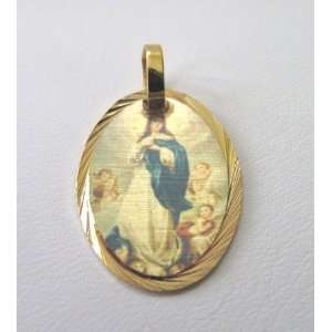   By Pope Benedetto XVI Immaculate Conception Medal Engravable Baby