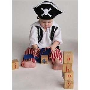INFANT PIRATE DRESS UP (FITS UP TO 25 LBS)