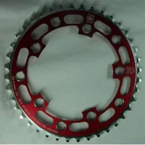 Chop Saw I BMX Bicycle Chainring 110/130 bcd   40T   RED ANODIZED 