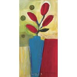  April Flowers III by Joyce Lieberman 13x25 Kitchen 