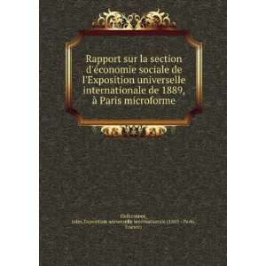   Jules,Exposition universelle internationale (1889 : Paris, France