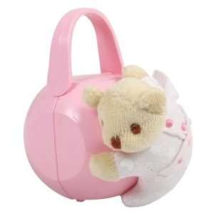 Tuc Tuc Pink Pacifier Pod Case. Moons and Stars Collection.