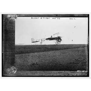  Bleriot,in flight over field