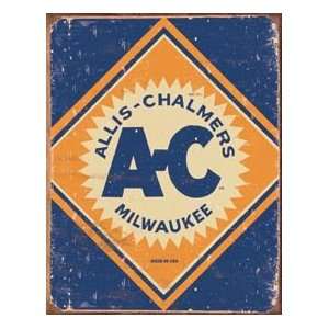 Allis Chalmers Tractor Tin Sign #H1503:  Home & Kitchen