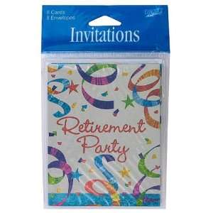  24 Packs of 8 Retirement Party Invitations: Home & Kitchen