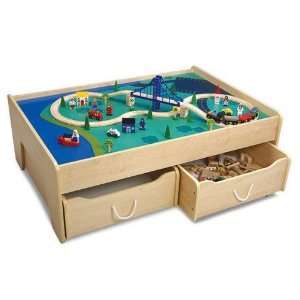  KidKraft Train Table and Trundle Drawers Toys & Games