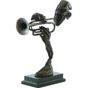  Jazz Trumpet Tabletop Sculpture