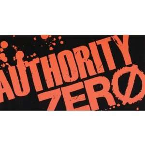  Authority Zero   Splatter Logo Decal   Sticker Automotive