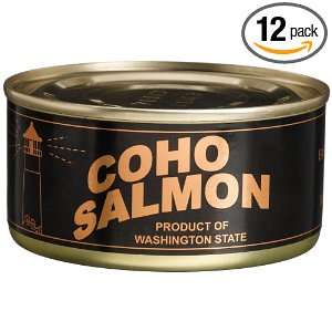 East Point Coho Salmon, 6.5 Ounce Tins (Pack of 12)  