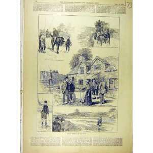  1893 Trout Fishing Llanrwst Sketches People Places: Home 