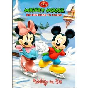   Mouse Big Fun Book to Color ~ Holiday on Ice (96 Pages): Toys & Games
