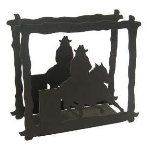 Barrel Race Napkin Holder