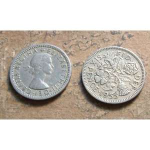   1955 English Sixpence    Lucky Brides Coin!: Everything Else