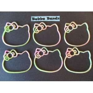  Hello Kitty Tie Dye Silly Bands/Bandz   12 pack: Toys 
