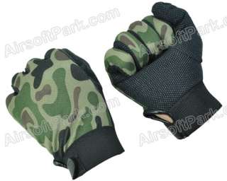 Non Slip Assault Tactical Lightweight Glove Woodland Ver2   XL  