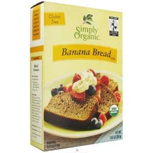 Simply Organic, Banana Bread Mix, CERTIFIED ORGANIC, FAIR TRADE 