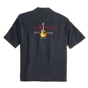  Taylor Guitars Camp Shirt, Mens Black  XXL Musical 