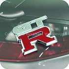 GT R GTR 3D Chrome Car Badge Decal Emblem Logo Sign Trunk Side Auto 
