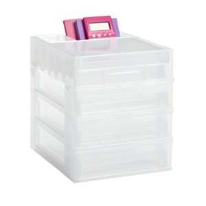  The Container Store 3 Drawer Desktop Organizer