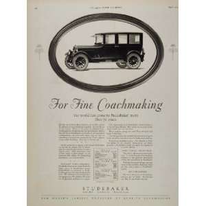 1924 Ad Studebaker Closed Body Car Antique Automobile   Original Print 