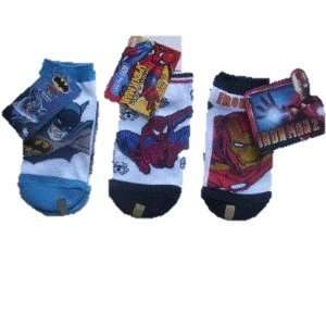   Cut Socks Kids Size 6 to 8.5 Spiderman Batman Ironman: Toys & Games