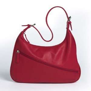  Osgoode Marley Cashmere Zip Front Bag   Red